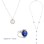 Gift Set Dream Catcher Star Necklace, Duplicity Gem Ring, and Gem PC Y Necklace